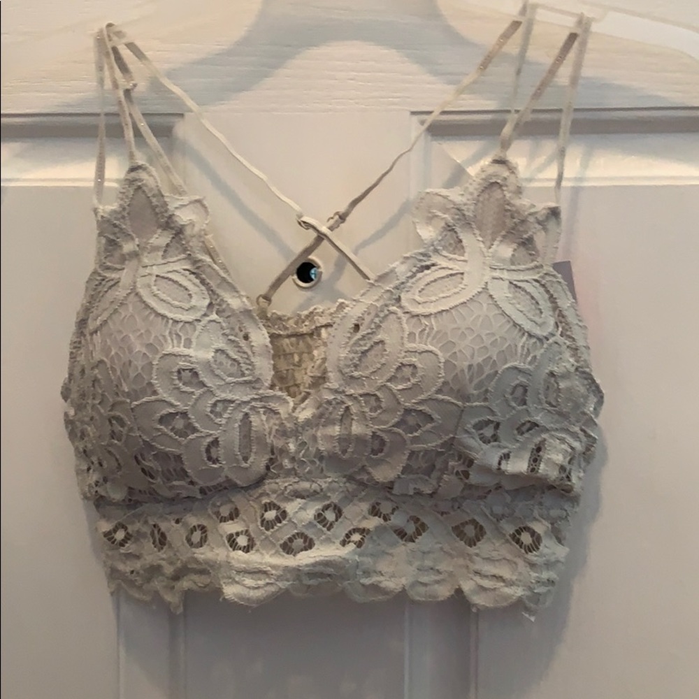 Lace padded bralette